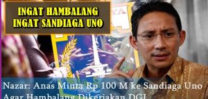 Nazaruddin Beberkan Isi Pembicaraan Sandiaga Uno dengan Anas di Hotel Ritz Carlton item-thumbnail