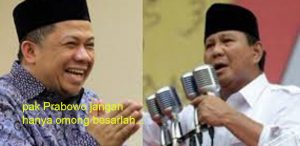Fahri Hamzah Ingatkan Prabowo Jangan Hanya Omong Besar item-thumbnail