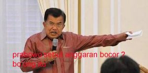 JK Bantah Ocehan Prabowo Soal Angaran Bocor item-thumbnail