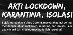 Lockdown di Indonesia Dampak Negatifnya Cukup Besar item-thumbnail