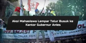 Kantor Anies Dilempari Bangkai Tikus dan Telur Busuk, Pengunjuk Rasa Tolak Reklamasi Ancol item-thumbnail