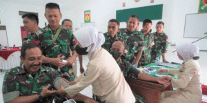 Prajurit dan PNS di Lingkungan Makorem 071/Wijayakusuma, Ikuti Tes Kesehatan Jantung item-thumbnail