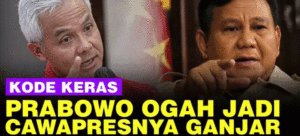 Ketimbang Jadi Cawapresnya Ganjar, Prabowo Lebih Baik Jadi Capres item-thumbnail
